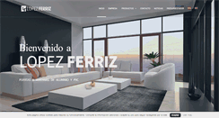 Desktop Screenshot of lopezferriz.com