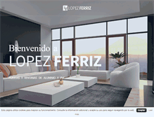 Tablet Screenshot of lopezferriz.com